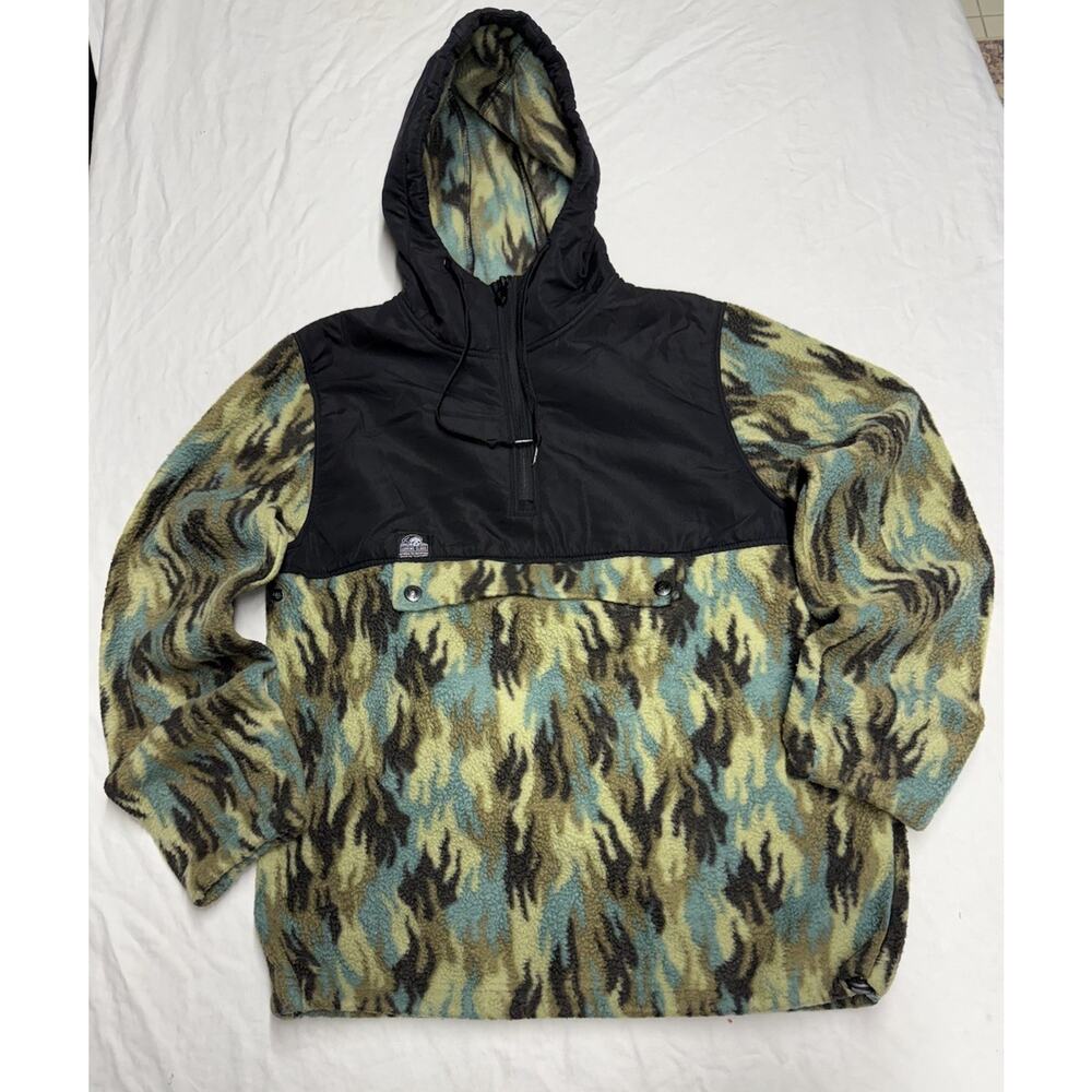 Lurking Class  1/4 zipper camo hoodie By Sketchy Tank Men’s size large